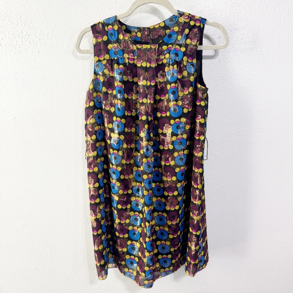 Anna Sui Multicolor Patterned Dress small